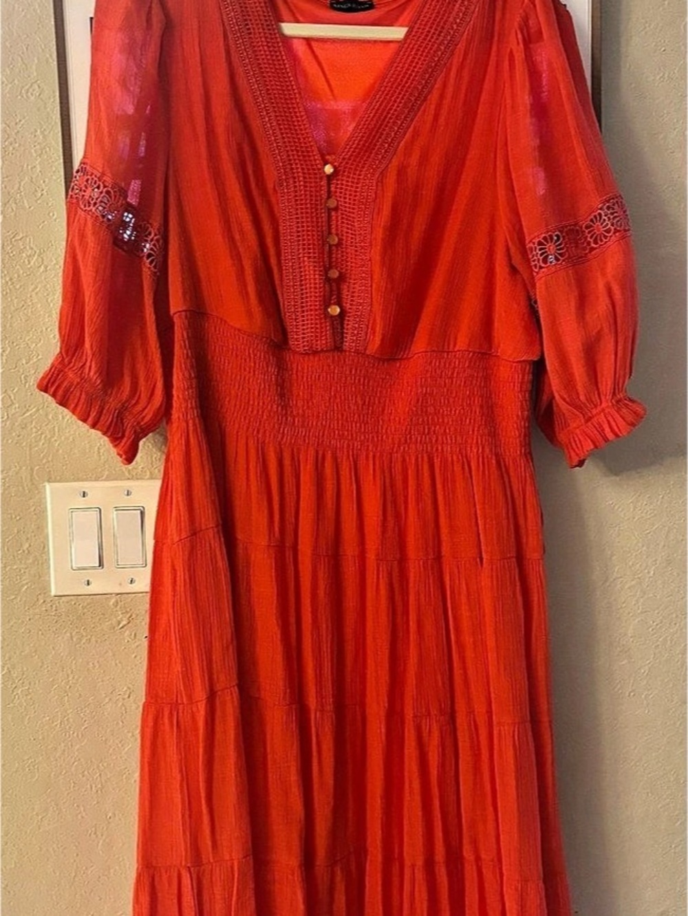 Kings Road Red Maxi Dress size 18 Like New